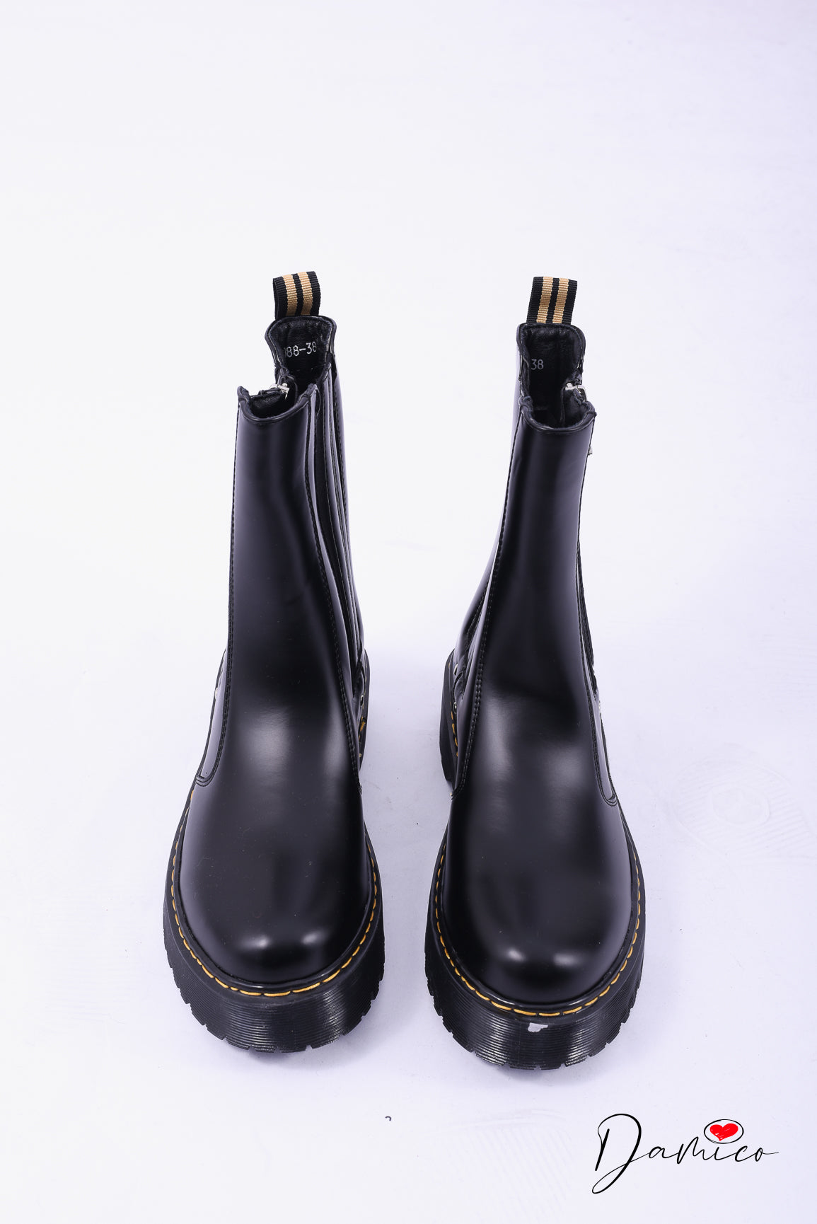 Chelsea platform boots