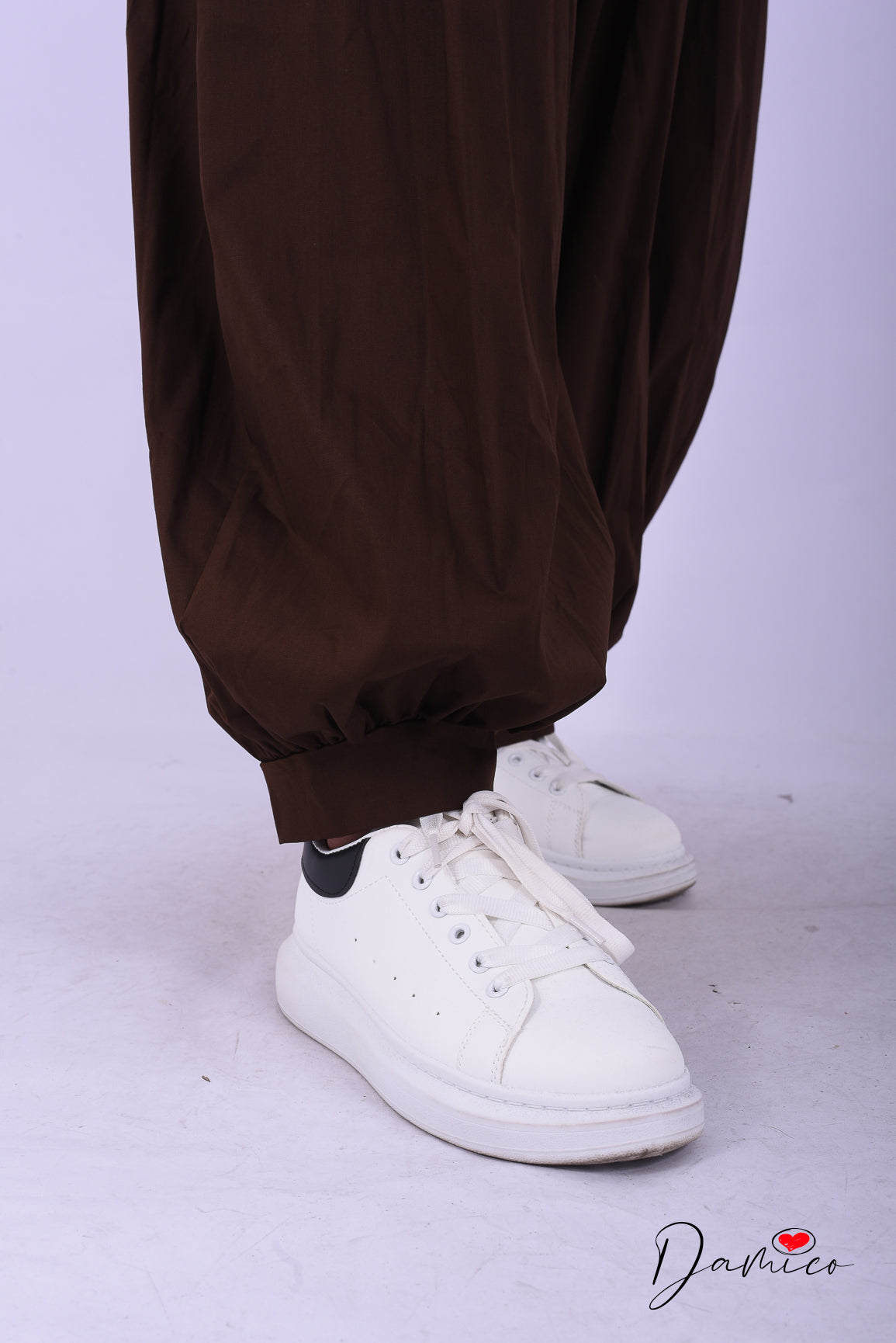 Pantaloni balloon multi pinces