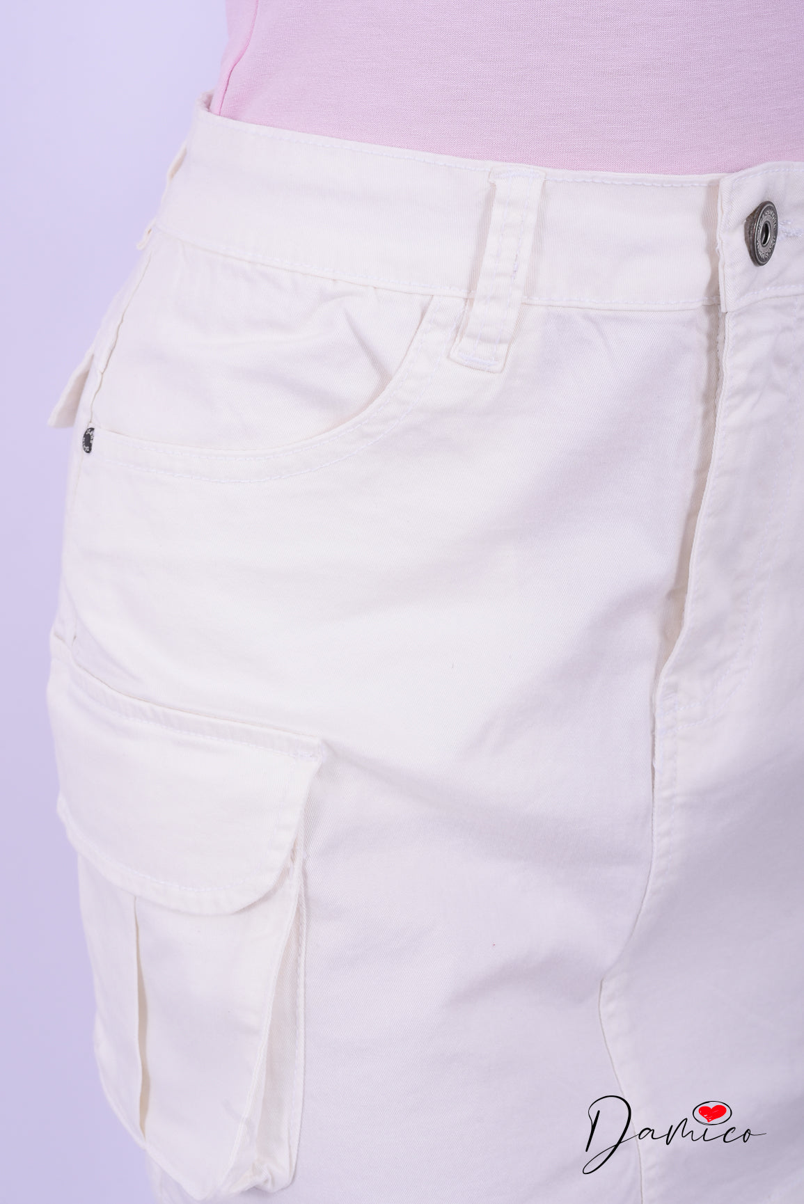 Gonna cargo di jeans