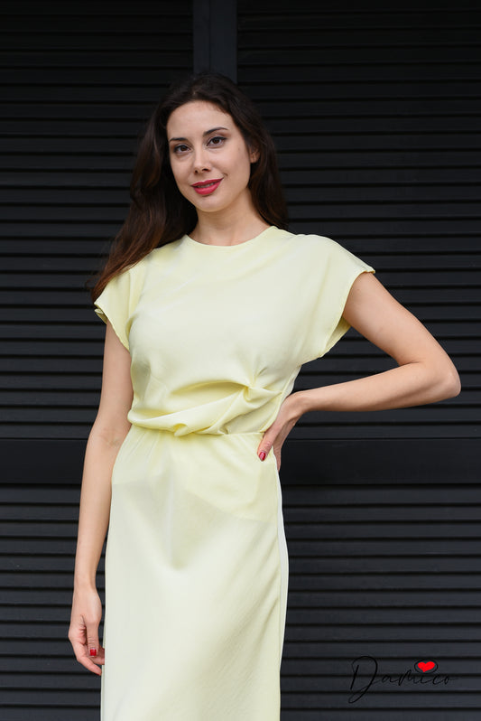 Blusa manica ad aletta sancrata