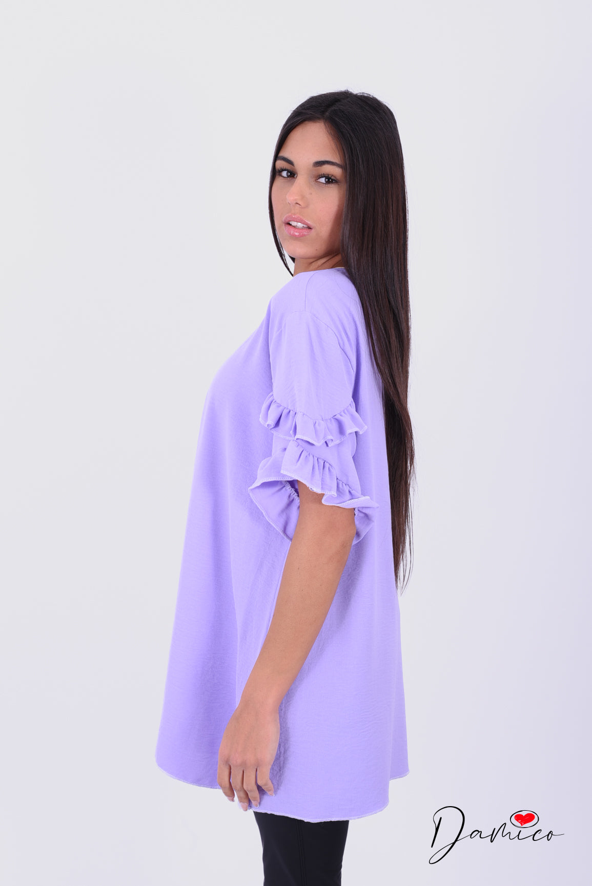 Blusa con collana