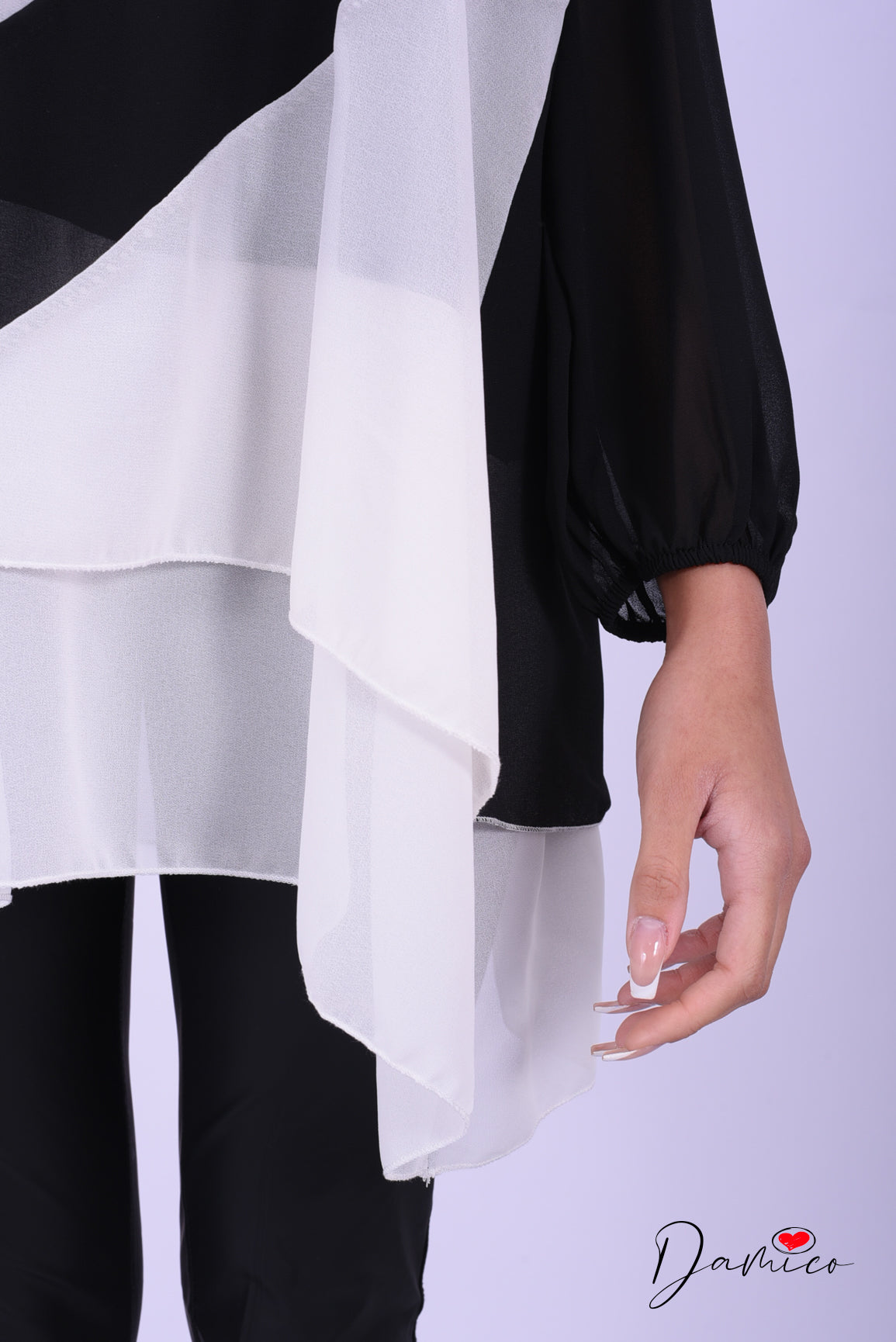 Blusa over velata