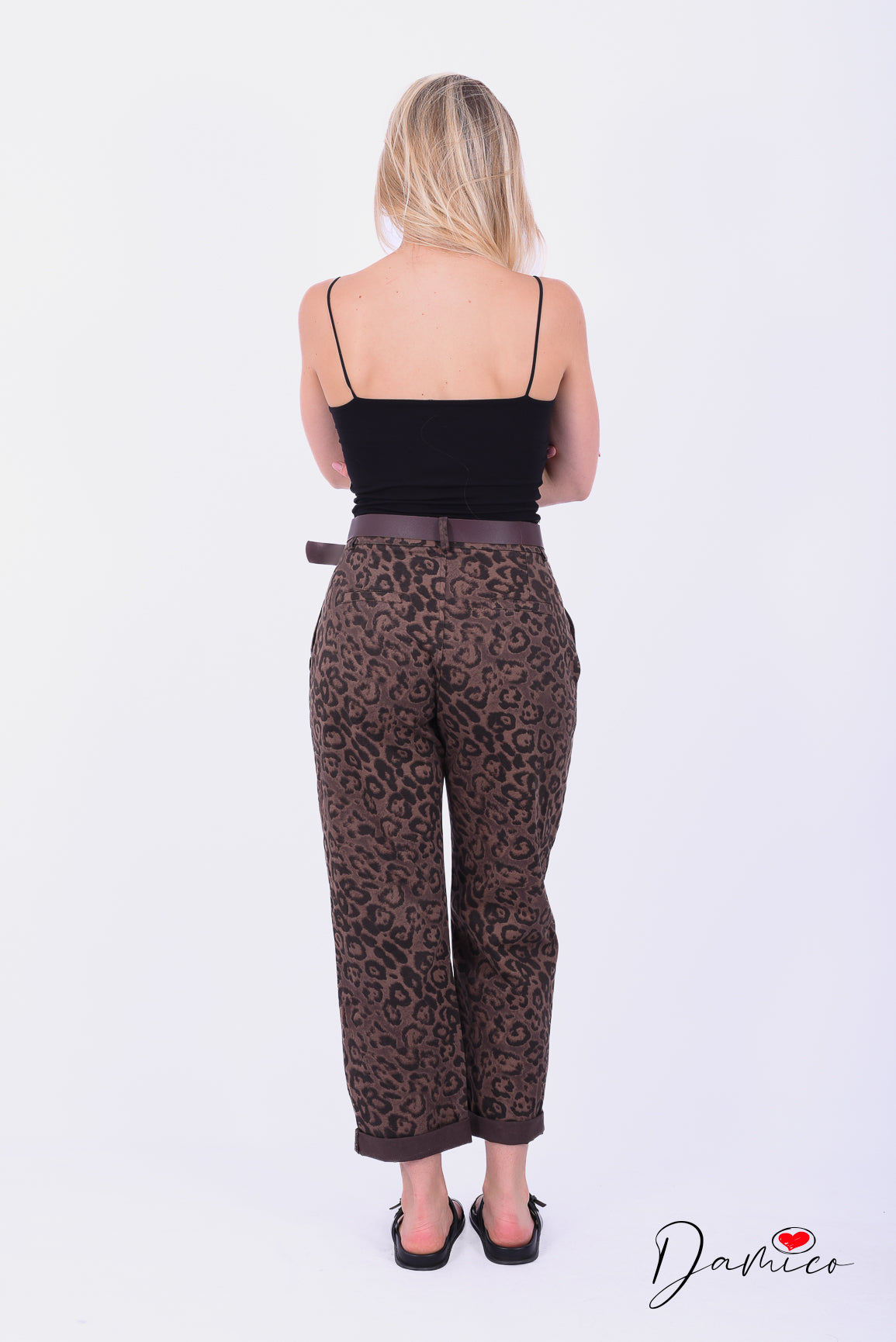 Pantalone leopardato