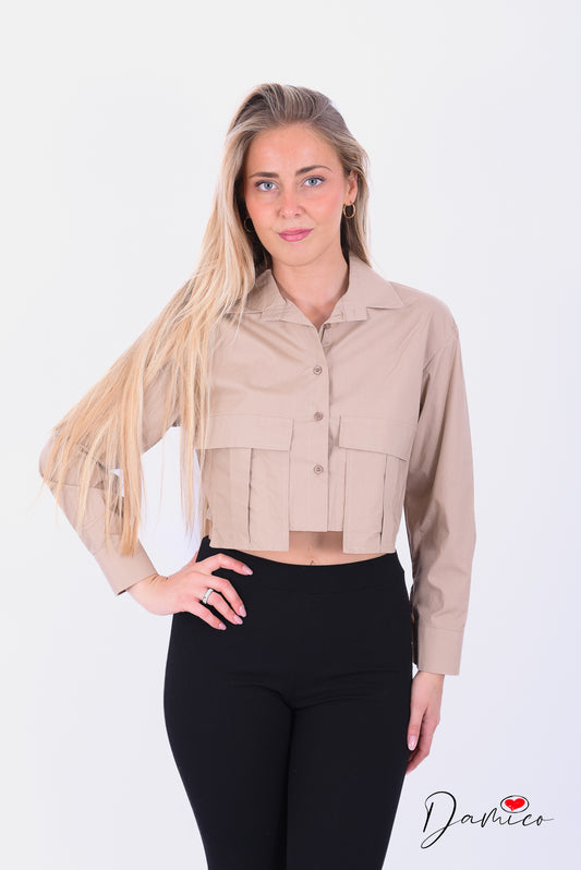 Camicia crop tasconi