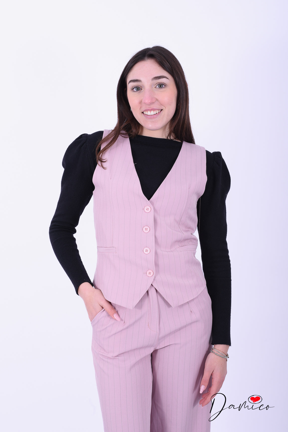 Coordinato gessato