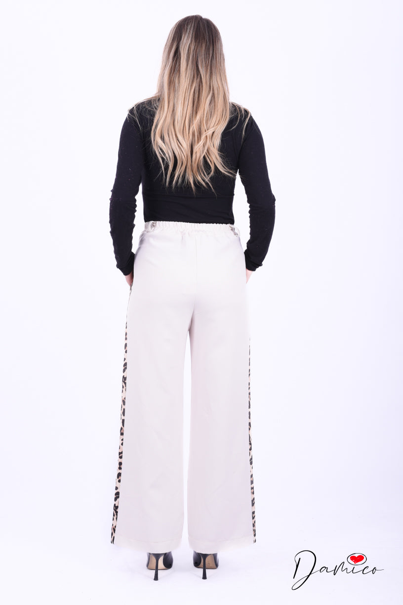 Pantalone elasticizzato con banda