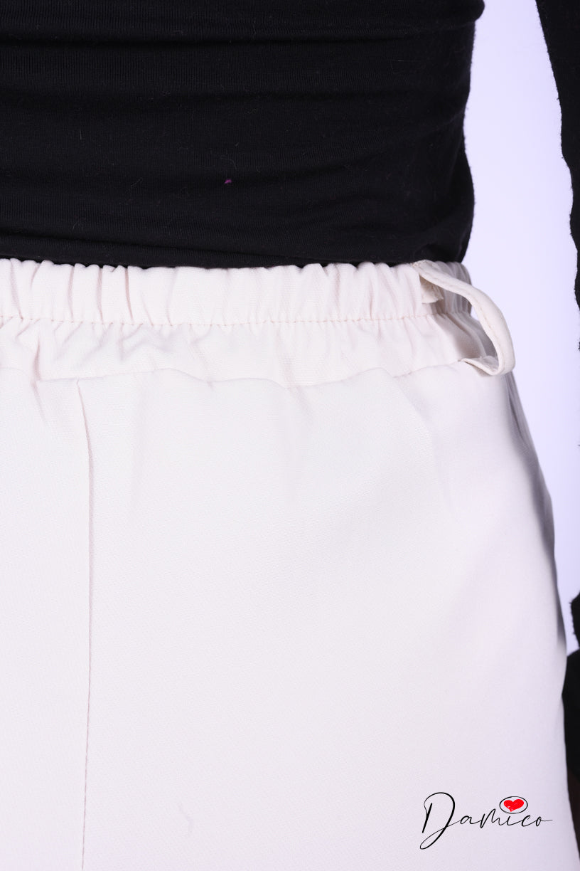 Pantalone elasticizzato con banda