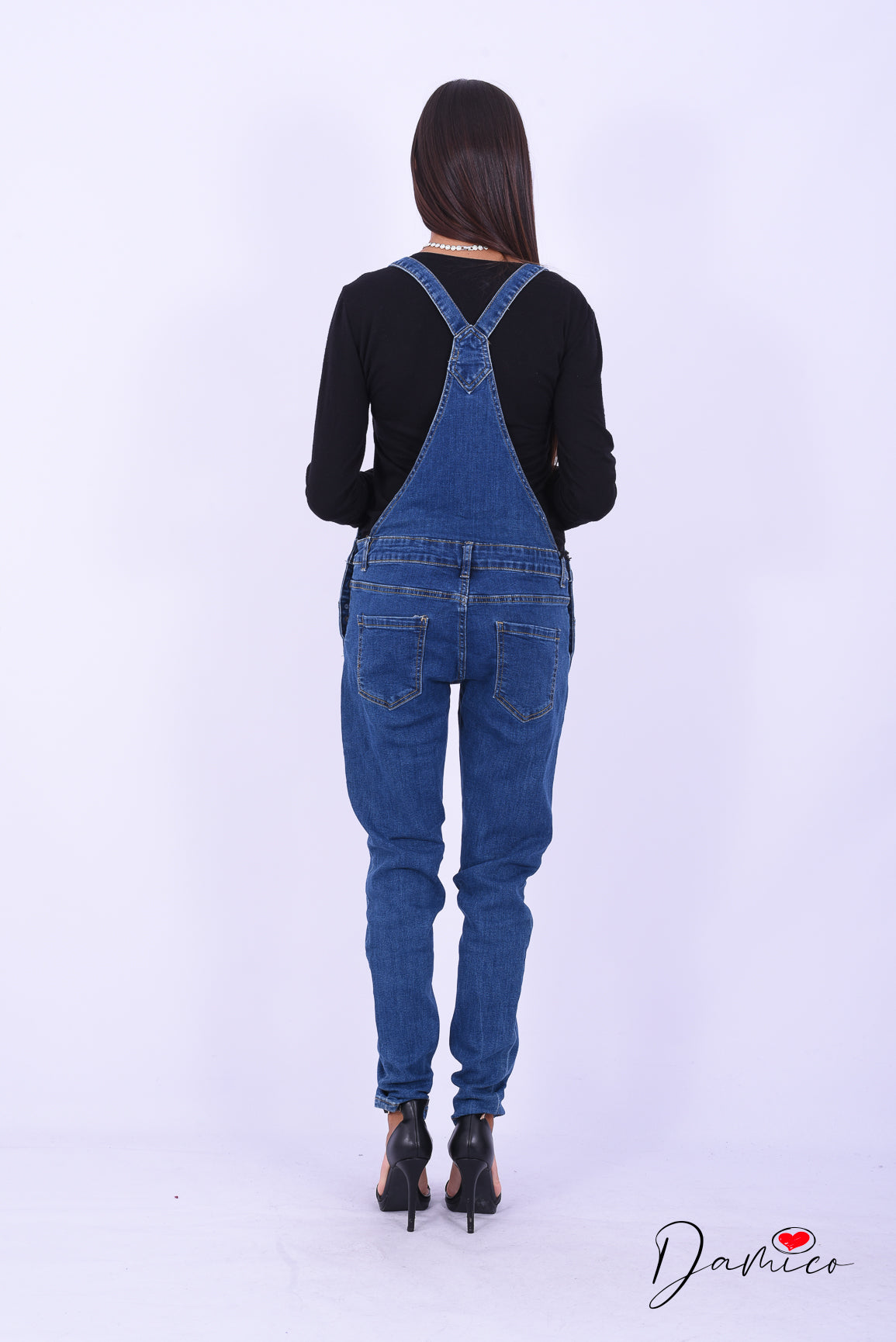 Salopette jeans skinny