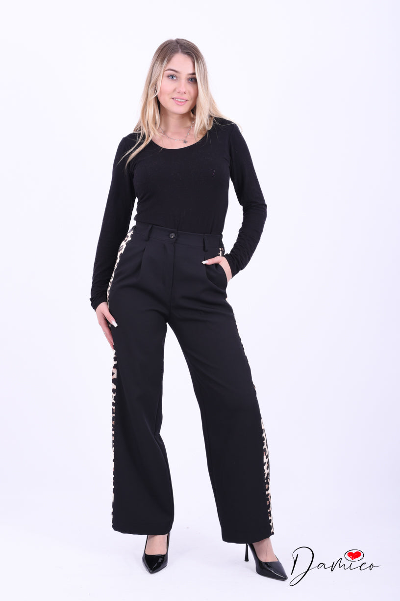 Pantalone elasticizzato con banda