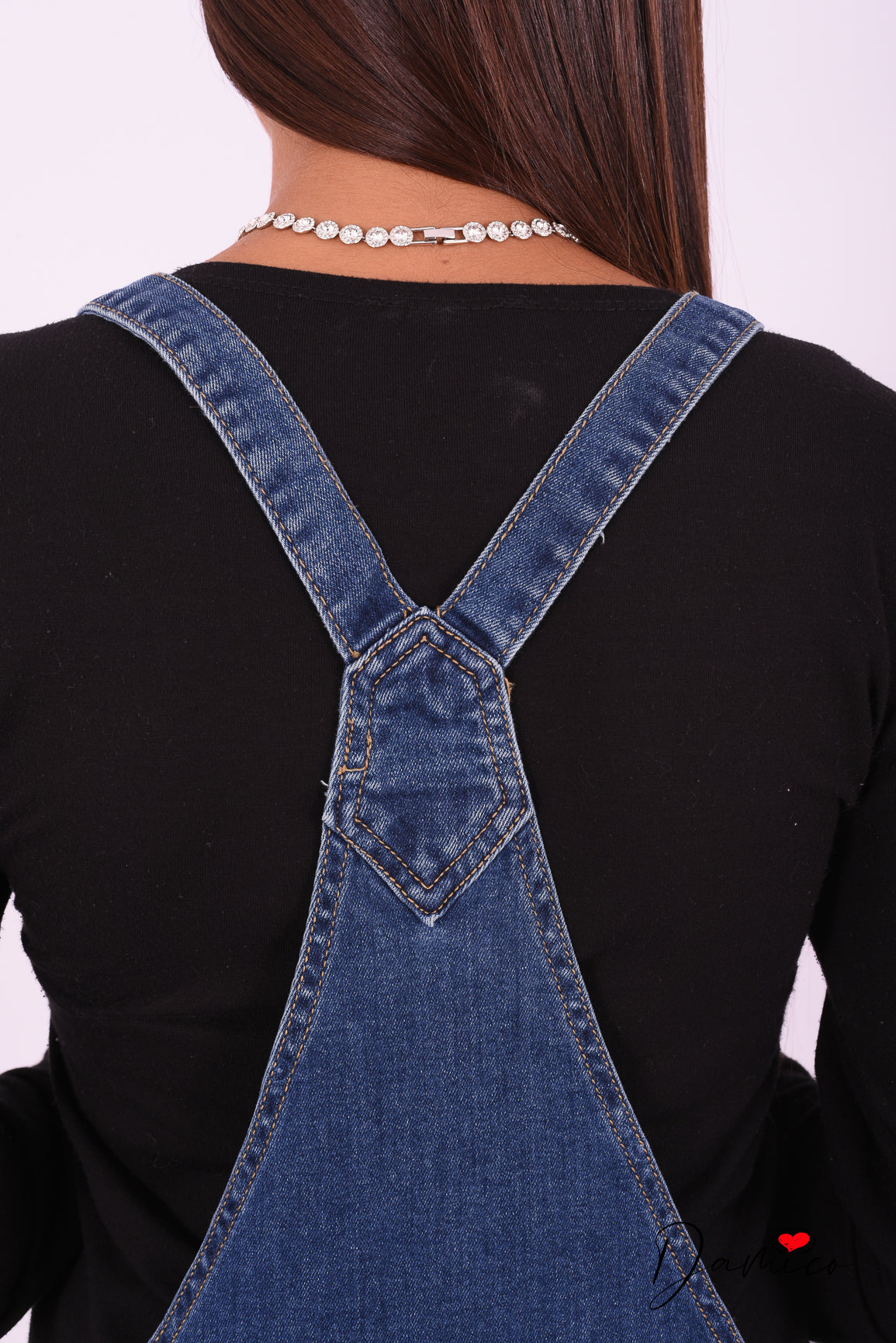 Salopette jeans skinny