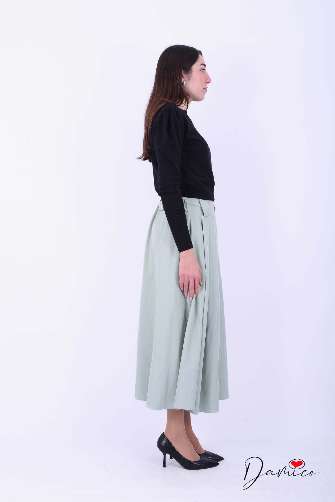 Gonna Midi multi Pinces -6- 00413