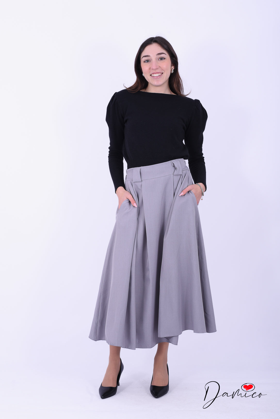 Gonna Midi multi Pinces -6- 00413