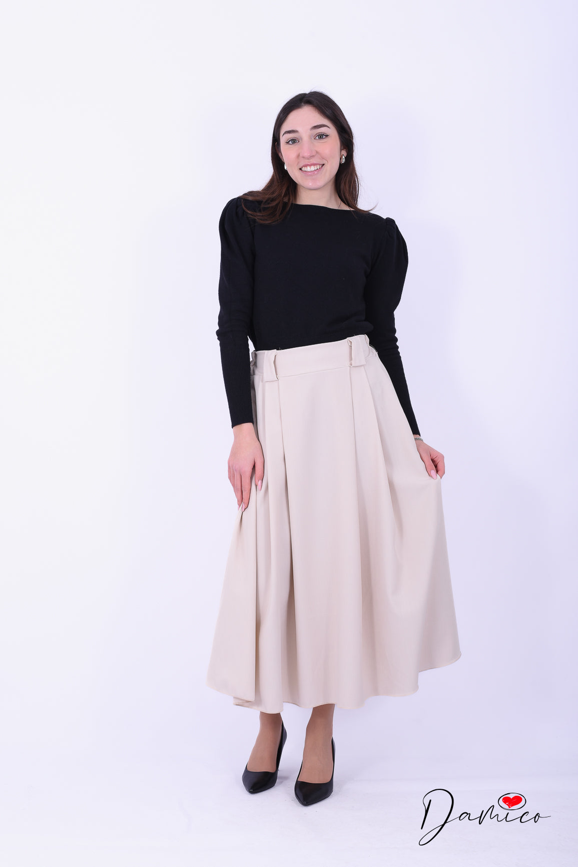 Gonna Midi multi Pinces -6- 00413