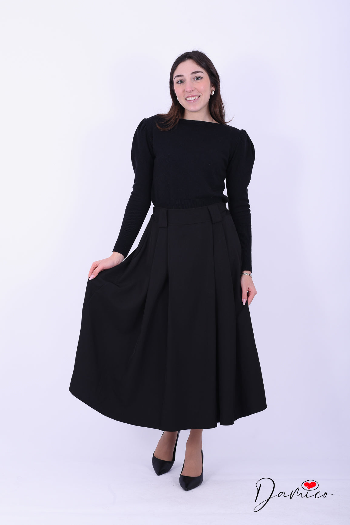 Gonna Midi multi Pinces -6- 00413