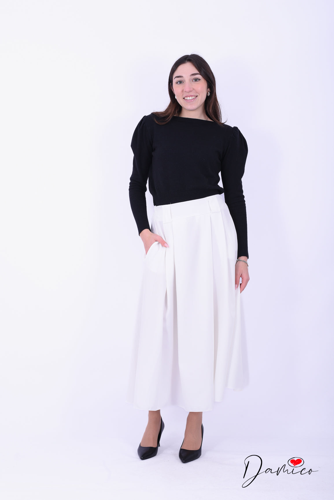 Gonna Midi multi Pinces -6- 00413
