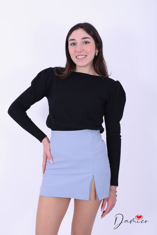 Panta gonna spacchetto laterale -6- 00403