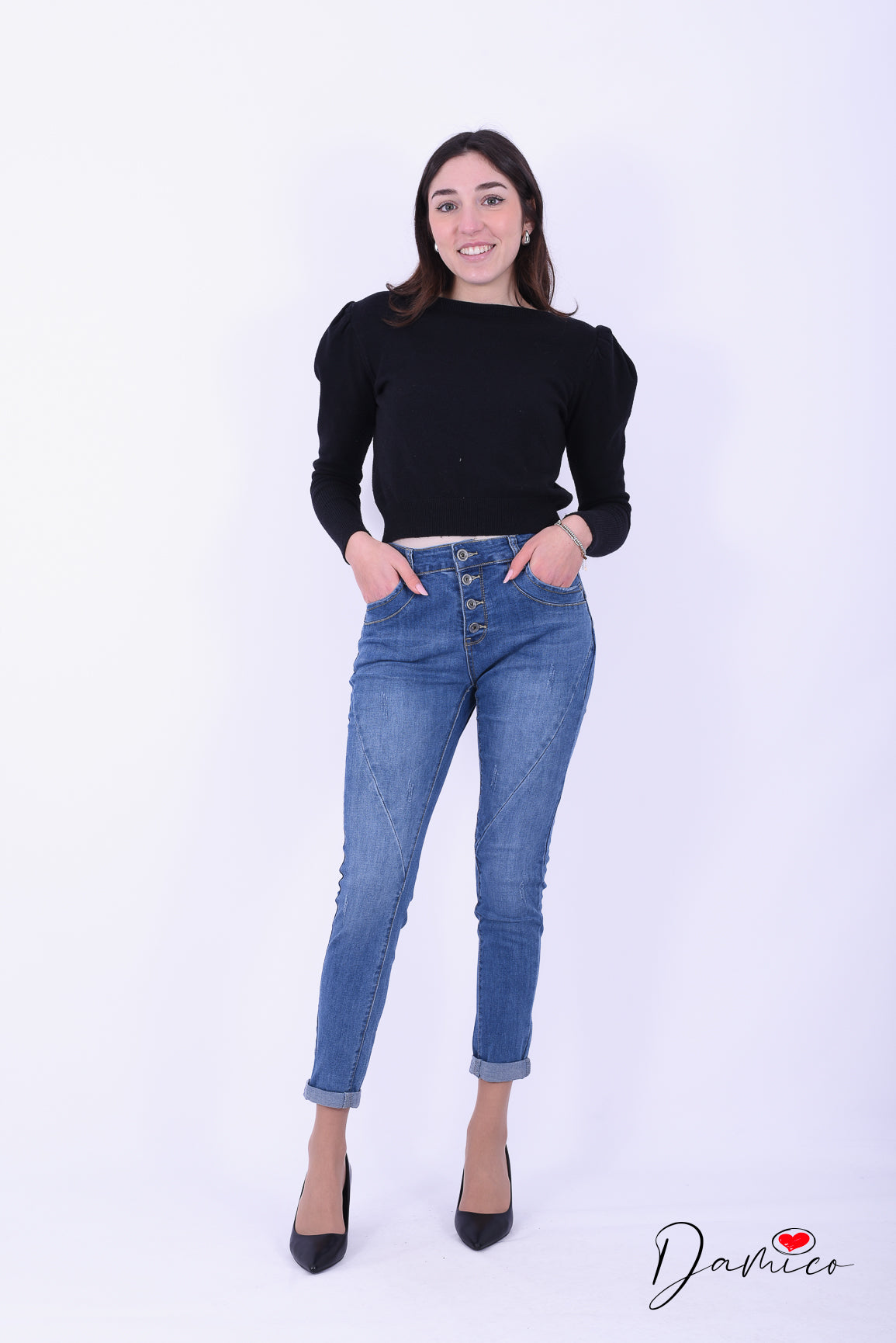 Jeans skinny quattro bottoni -6- 00 00435