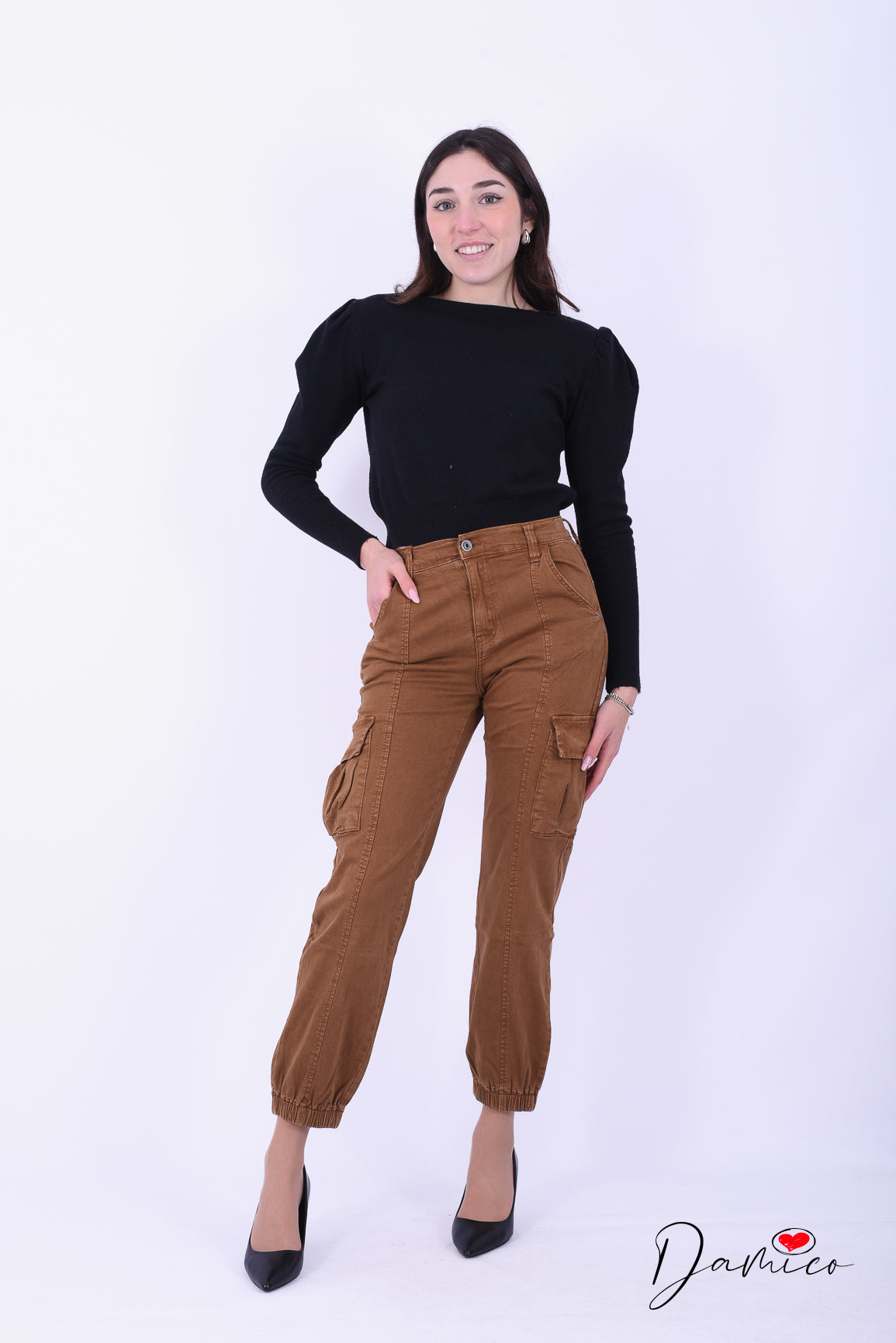 Jeans cargo elastico -6- 00434