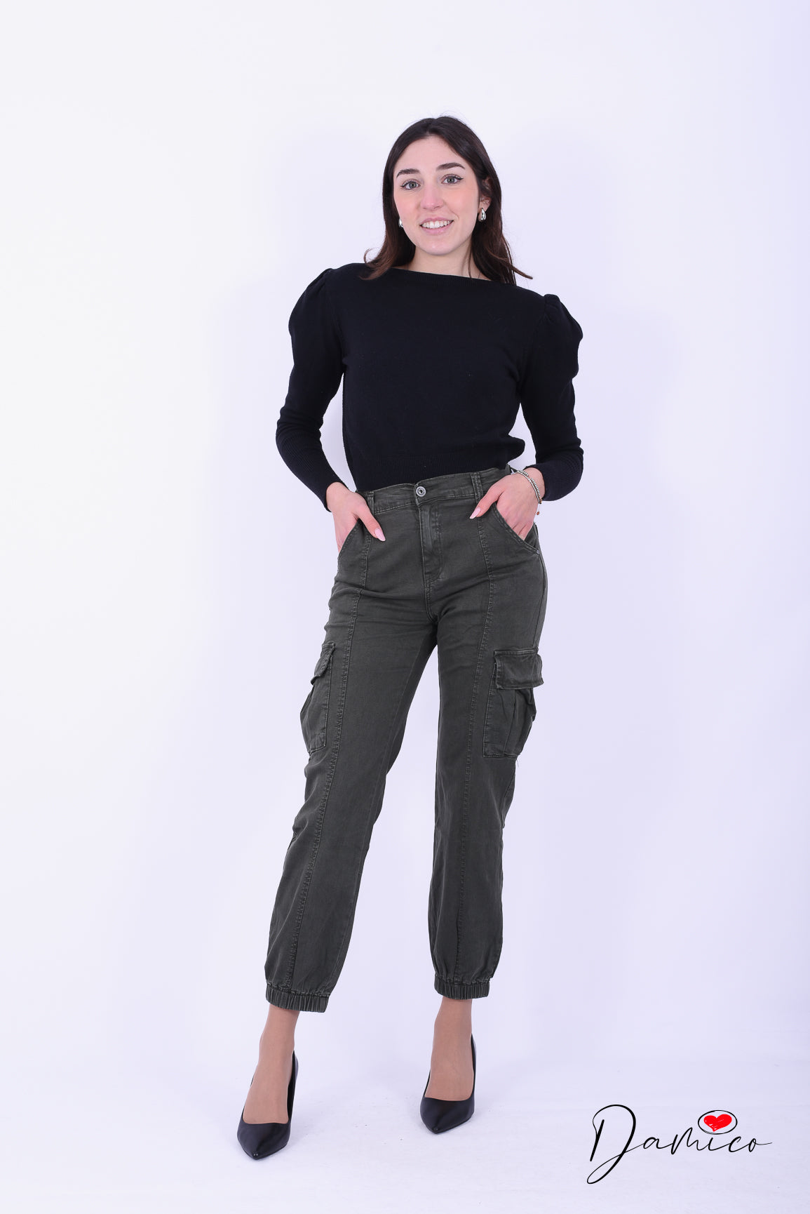 Jeans cargo elastico -6- 00434