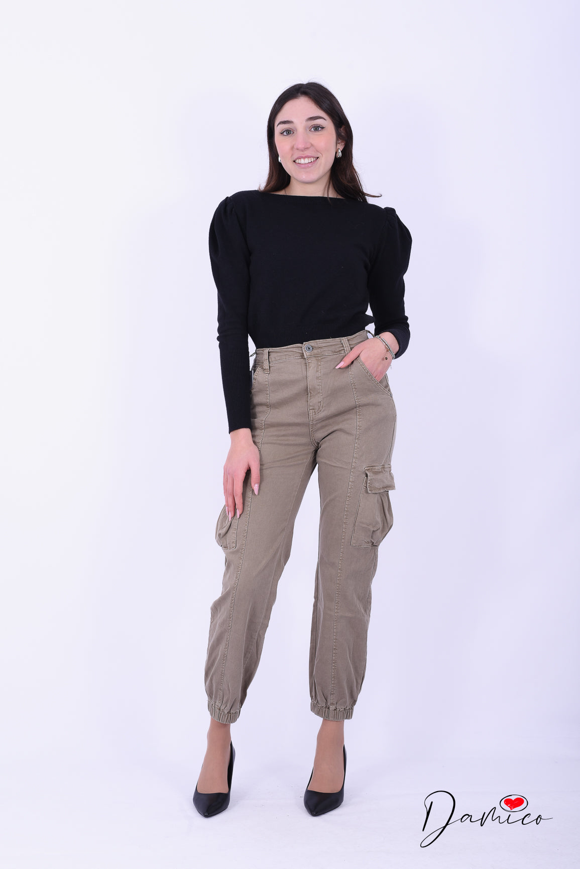Jeans cargo elastico -6- 00434