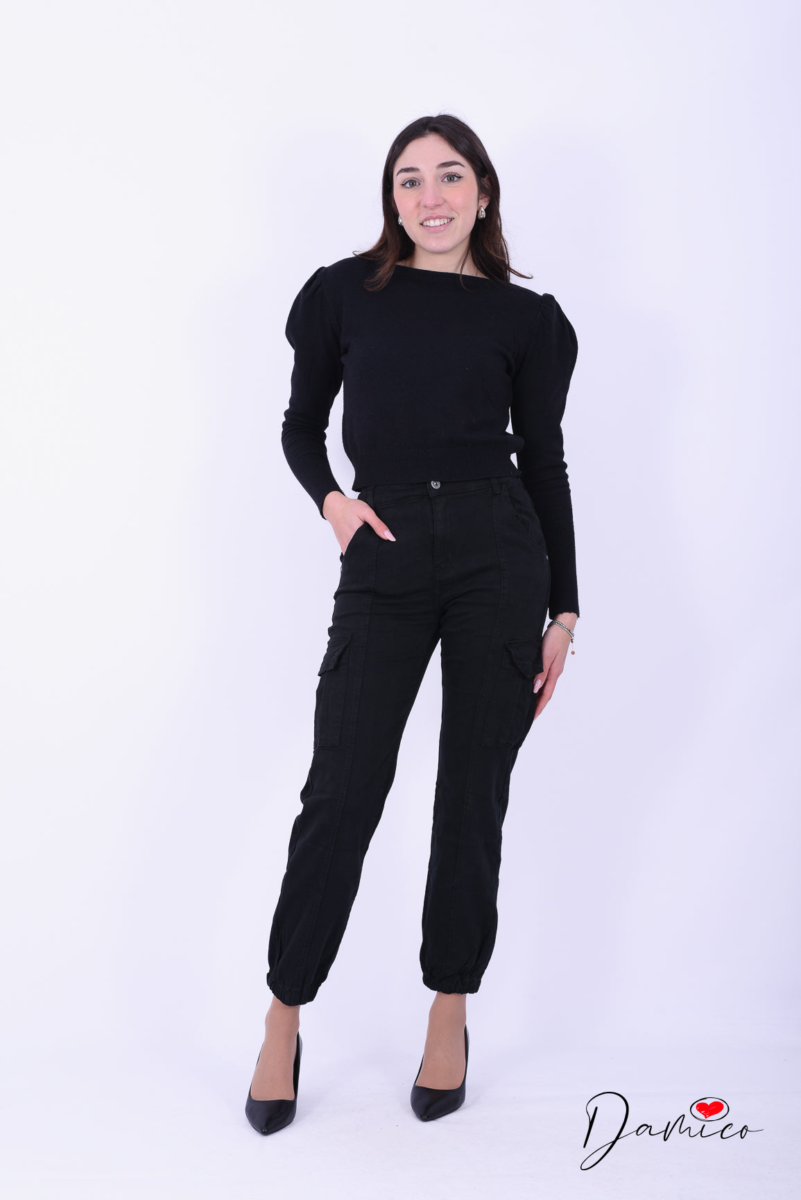 Jeans cargo elastico -6- 00434