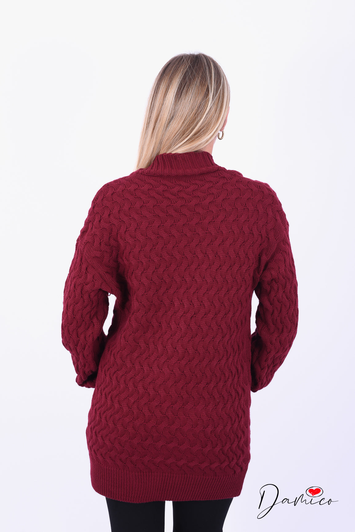 Cardigan intrecciato