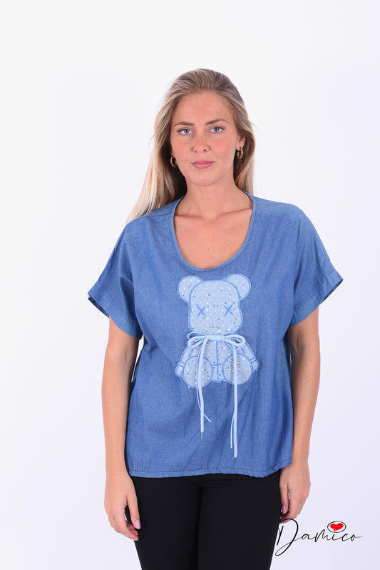 T-shirt orsetto