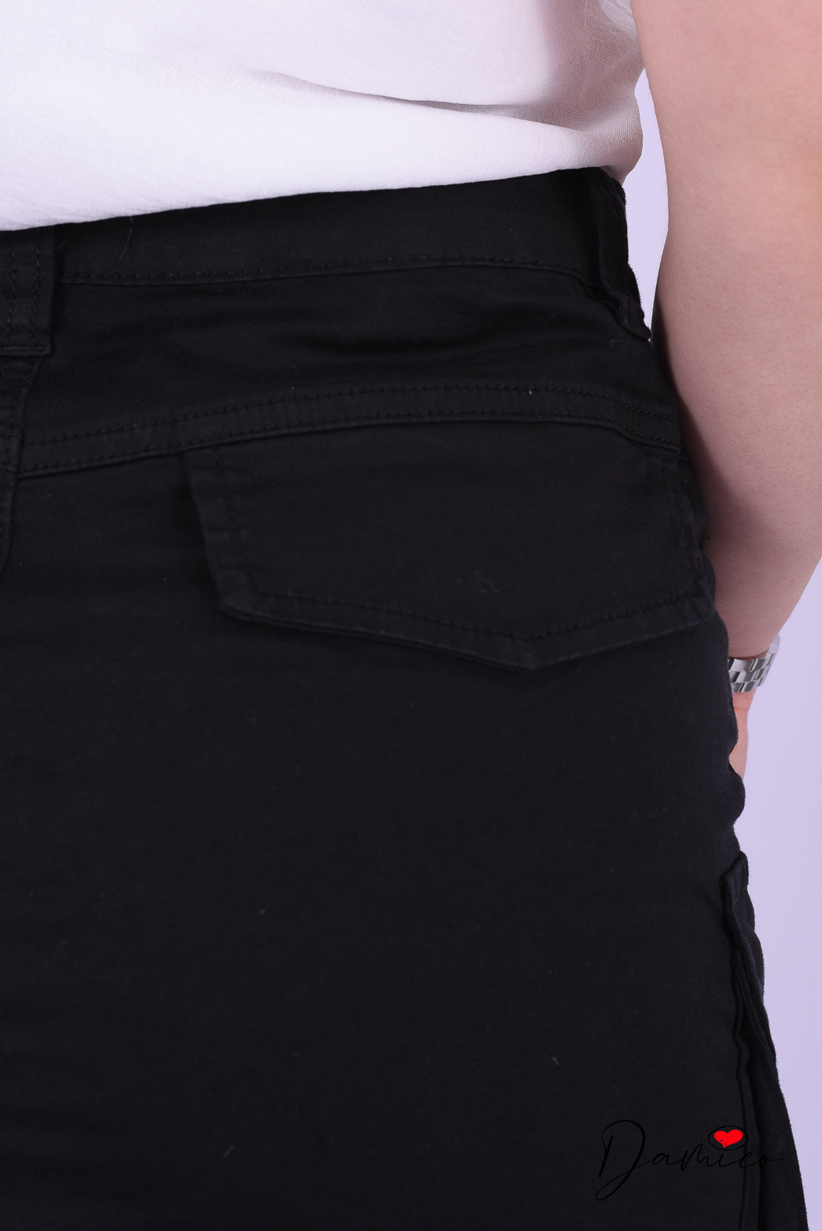 Gonna cargo di jeans