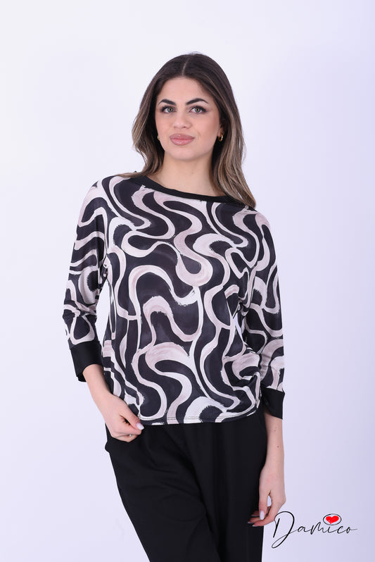 Blusa abstract