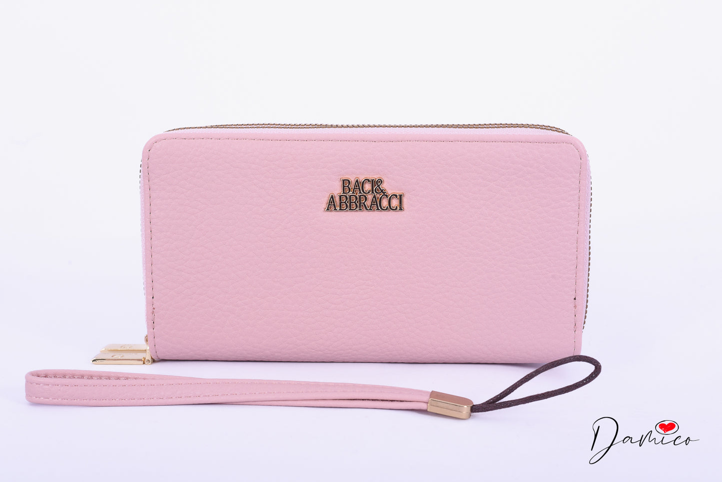 Portafoglio ecopelle doppia zip B&A