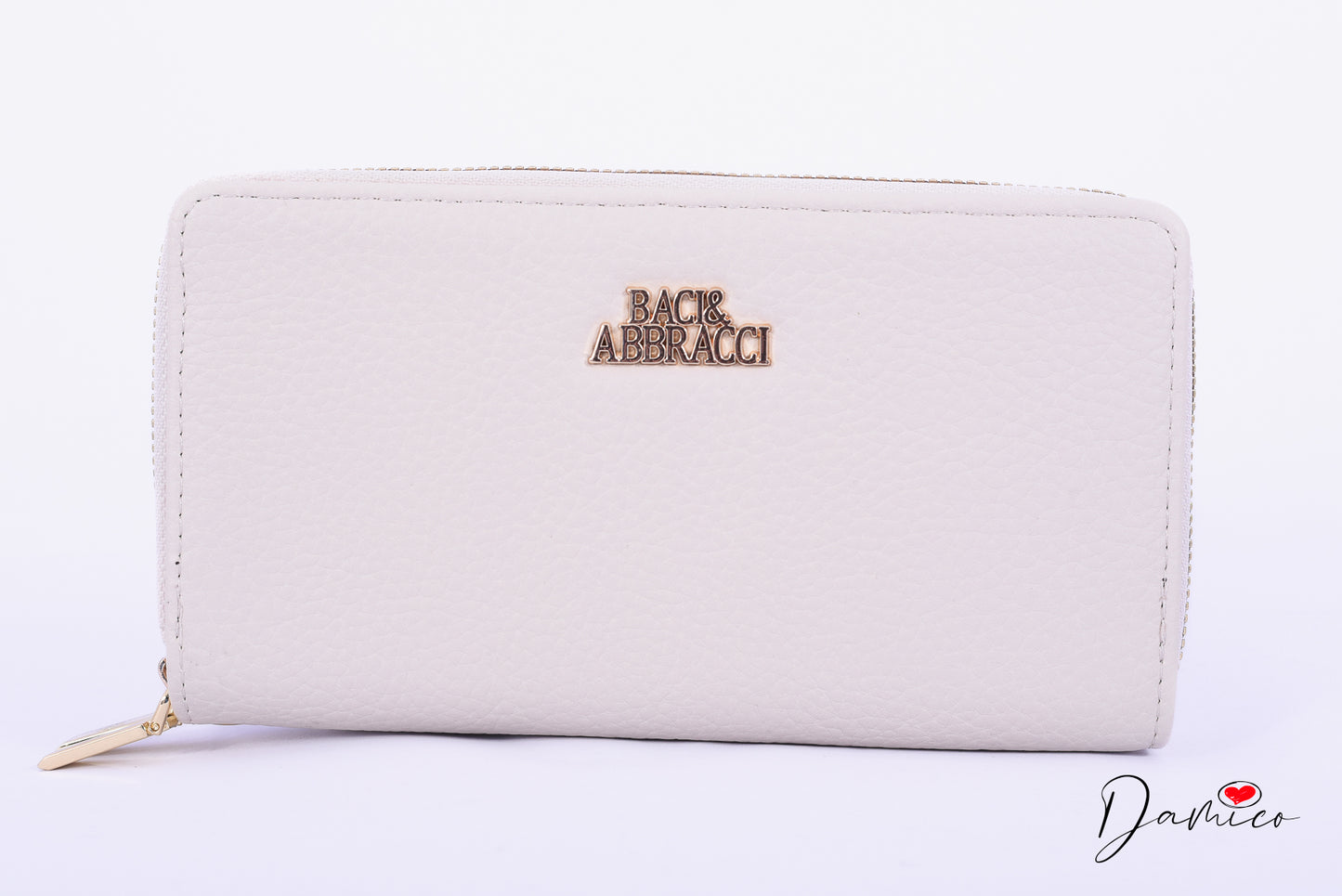Portafoglio ecopelle doppia zip B&A