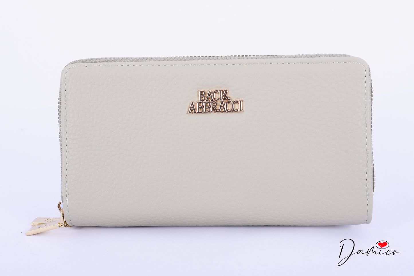 Portafoglio ecopelle doppia zip B&A