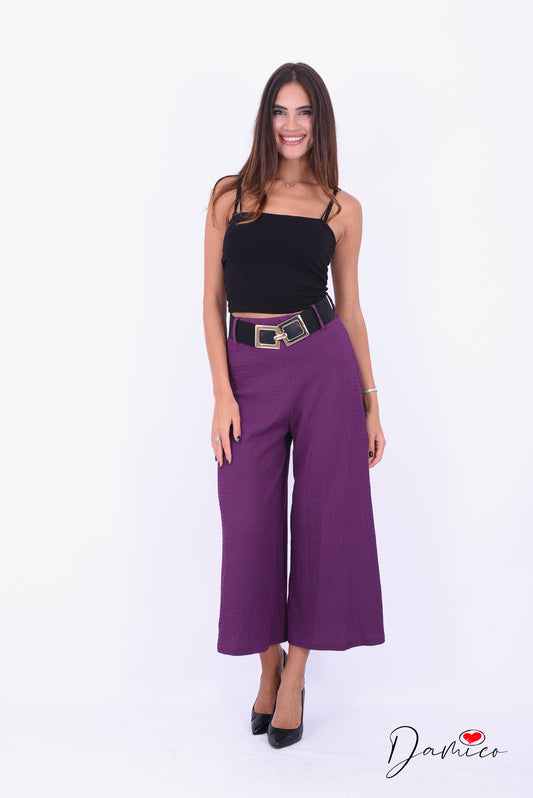 Pantalone ampio con cintura