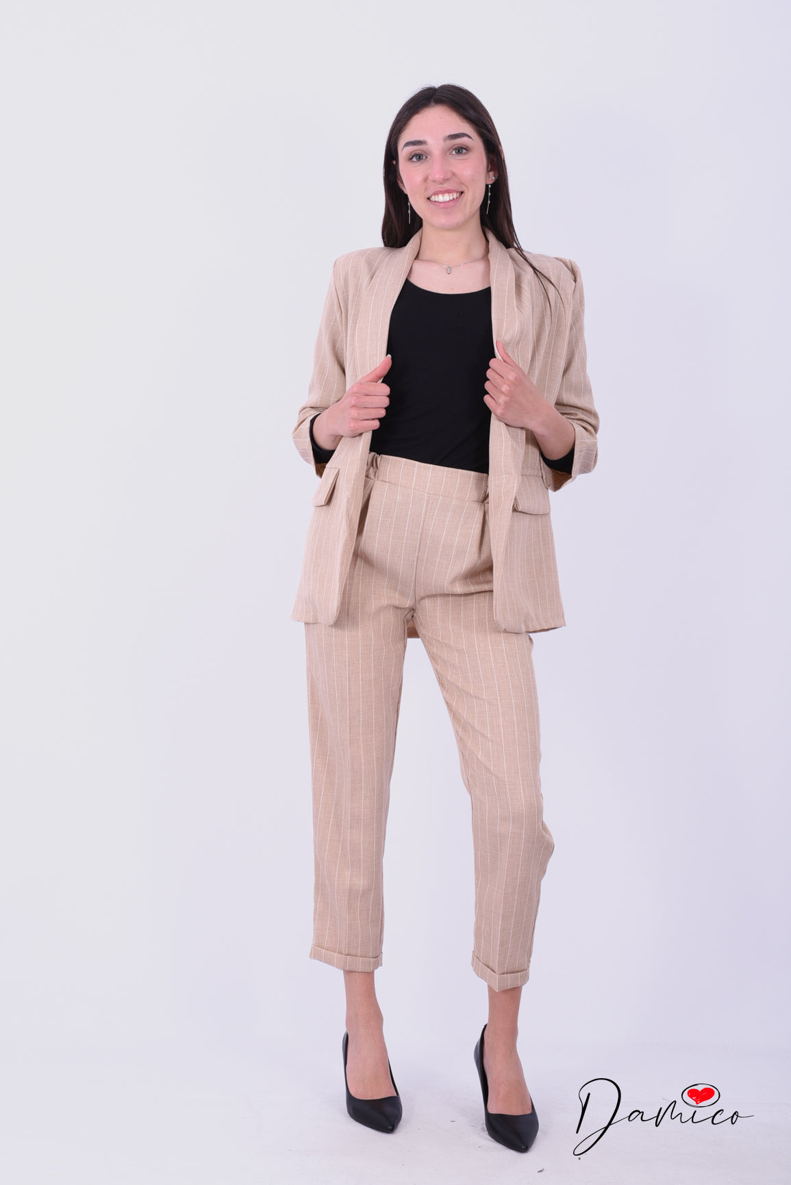 Coordinato gessato Collection