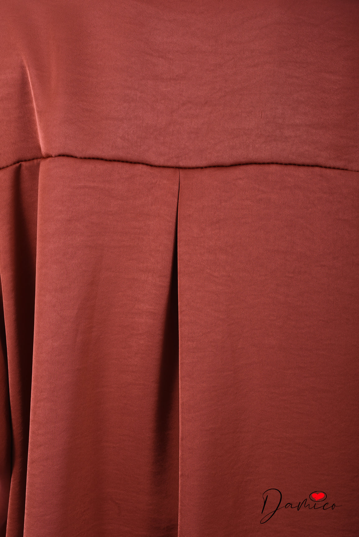 Camicia manica ampia satin