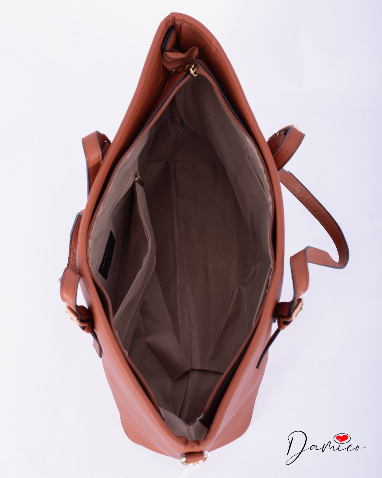 Borsa tote manici fibbia