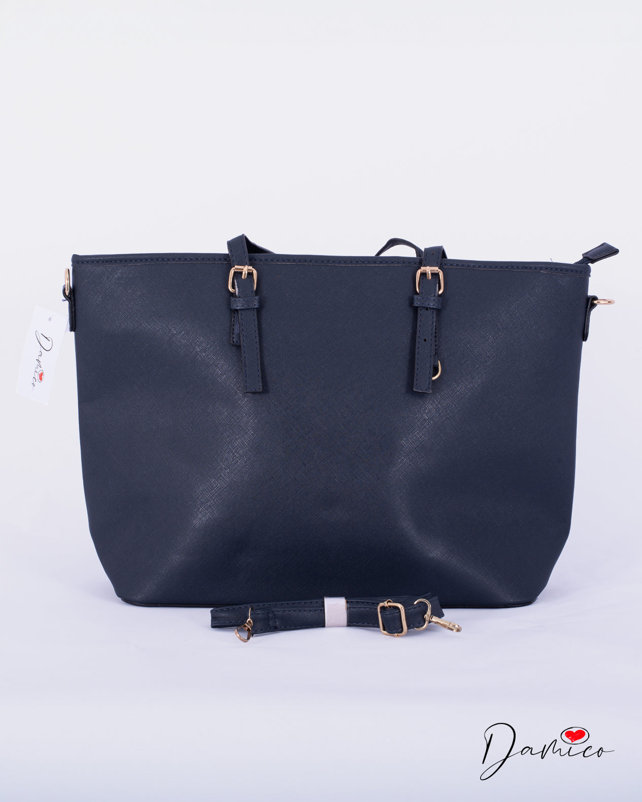 Borsa tote manici fibbia
