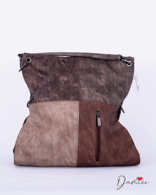 Borsa silver ring color block