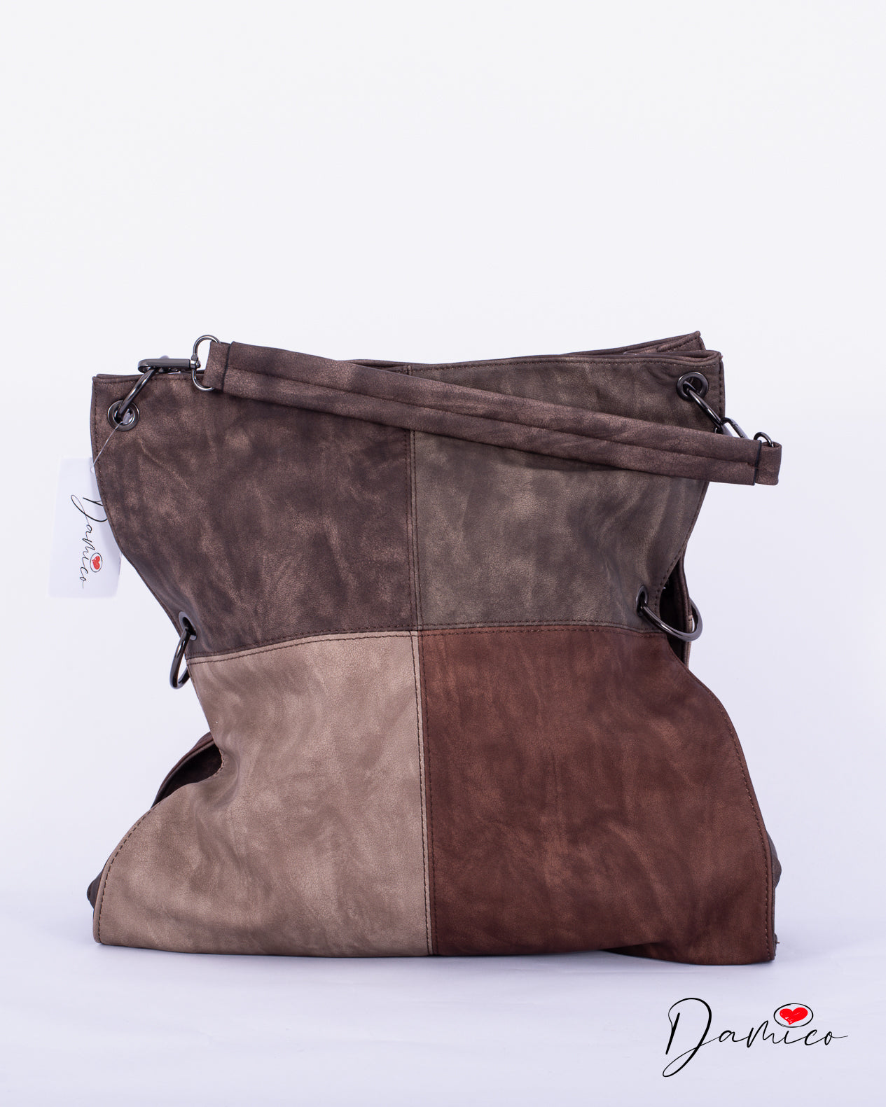 Borsa silver ring color block