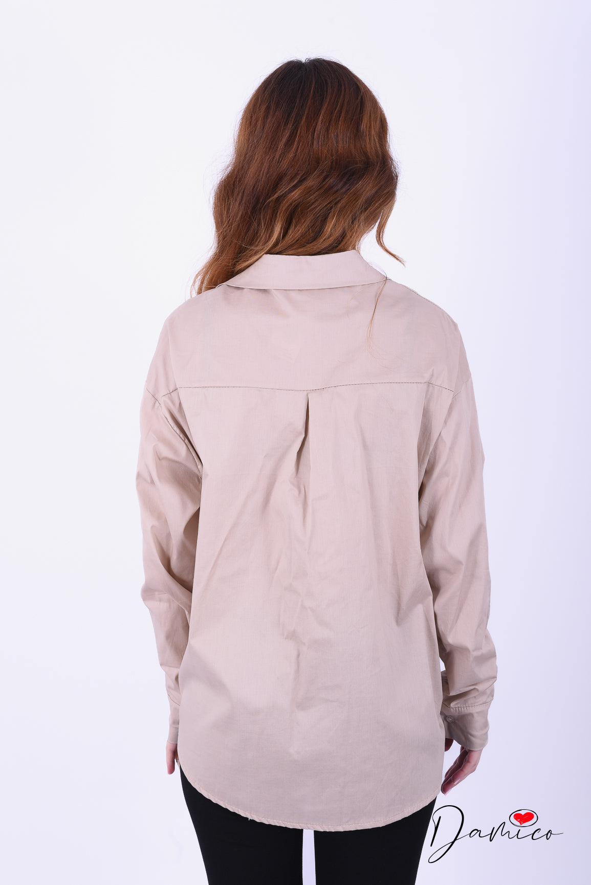 Camicia over basic cotone