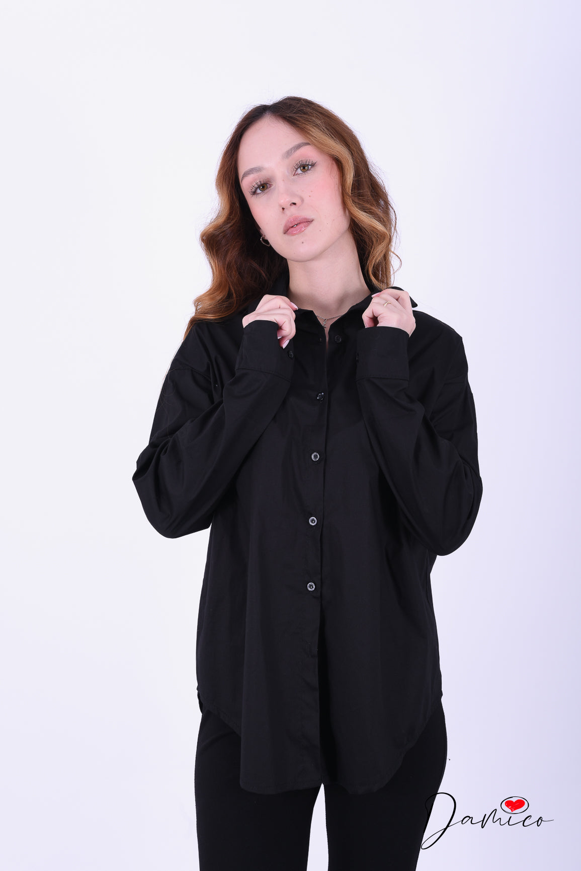 Camicia over basic cotone