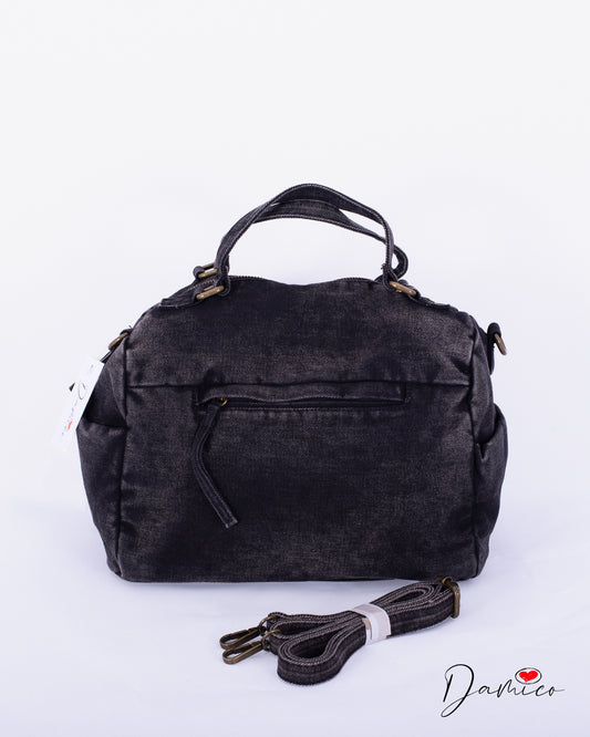 Borsa hobo casual acid wash
