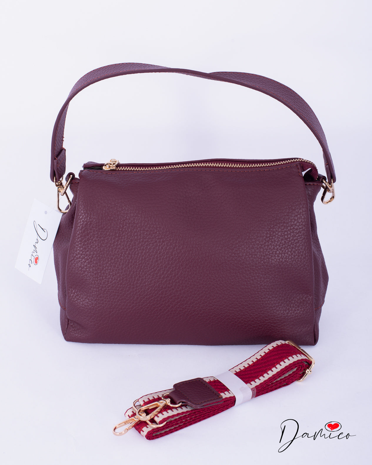 Borsa a tracolla soft&hammered