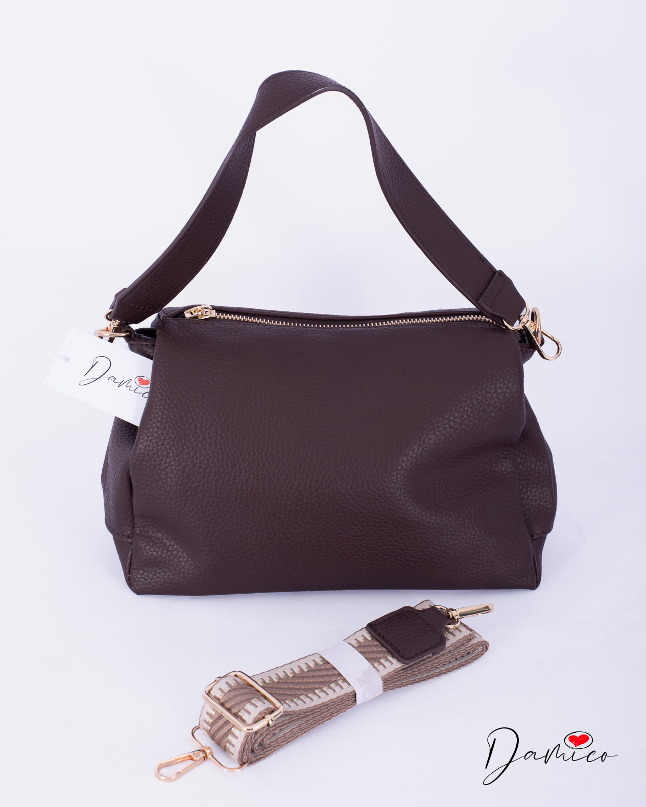 Borsa a tracolla soft&hammered