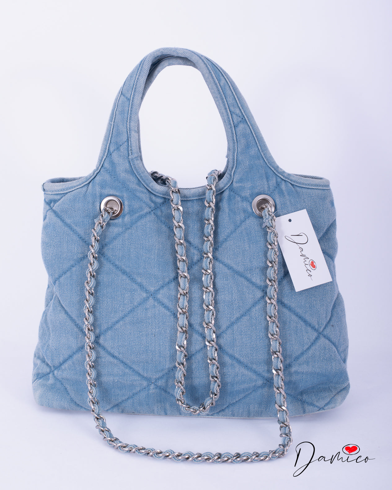 Borsa trapuntata chain d