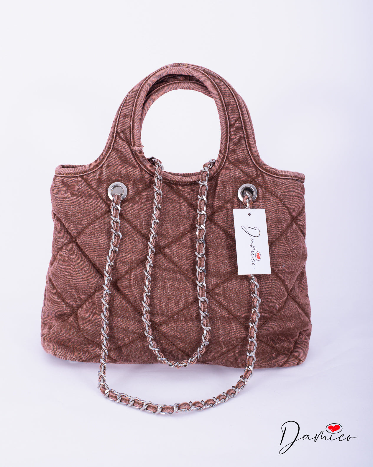 Borsa trapuntata chain d