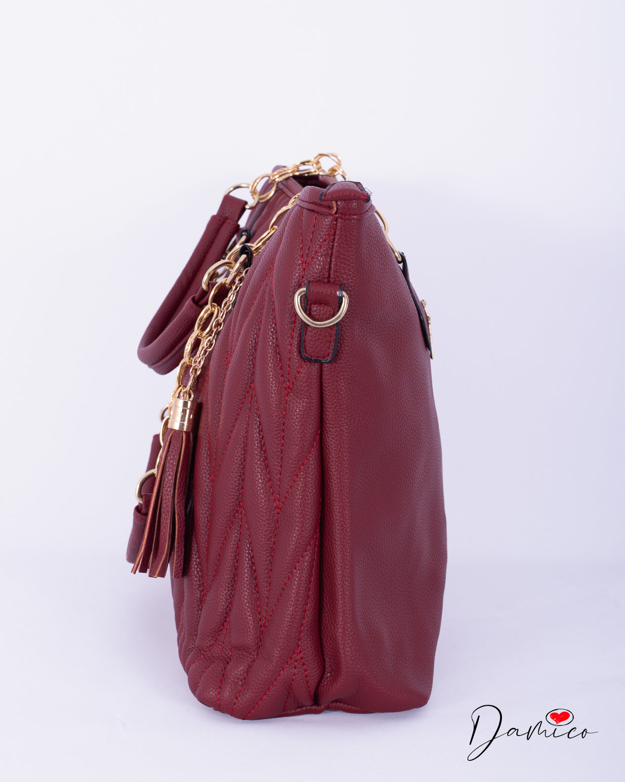 Borsa tote gold chain