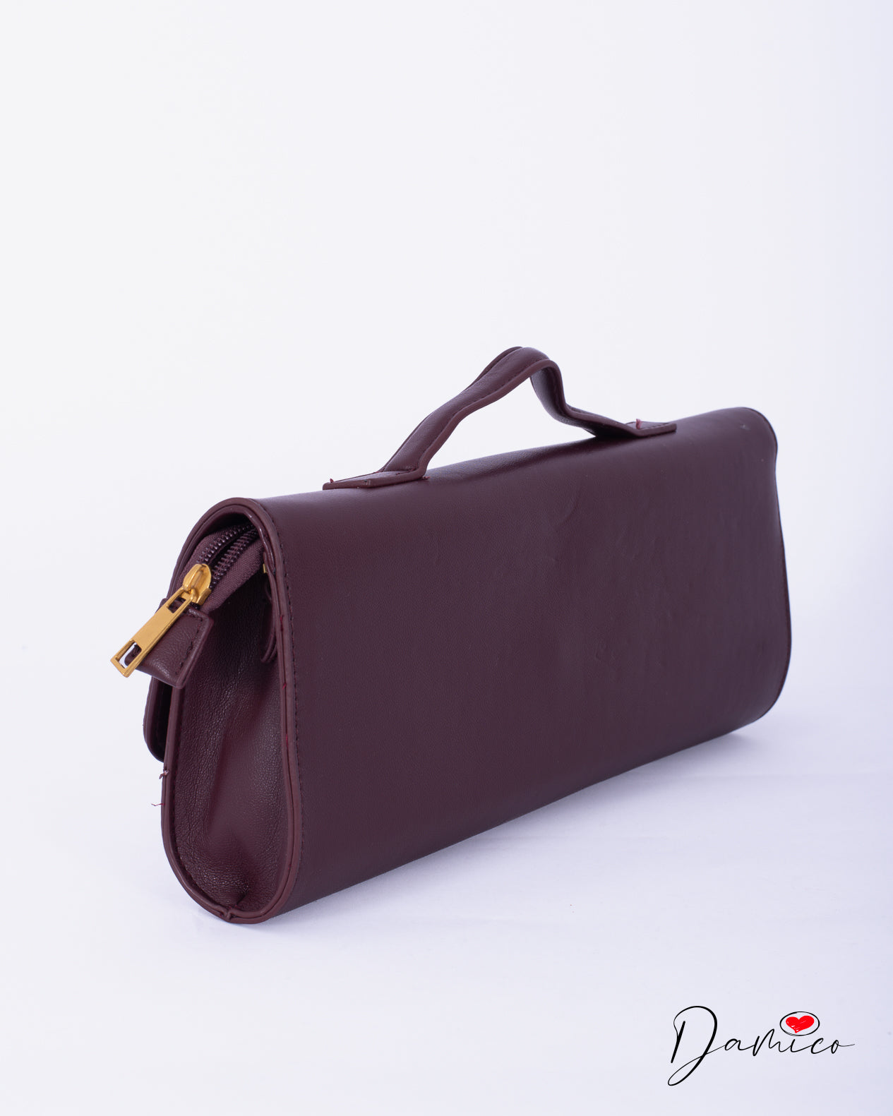 Borsa pochette rigida rettangolare