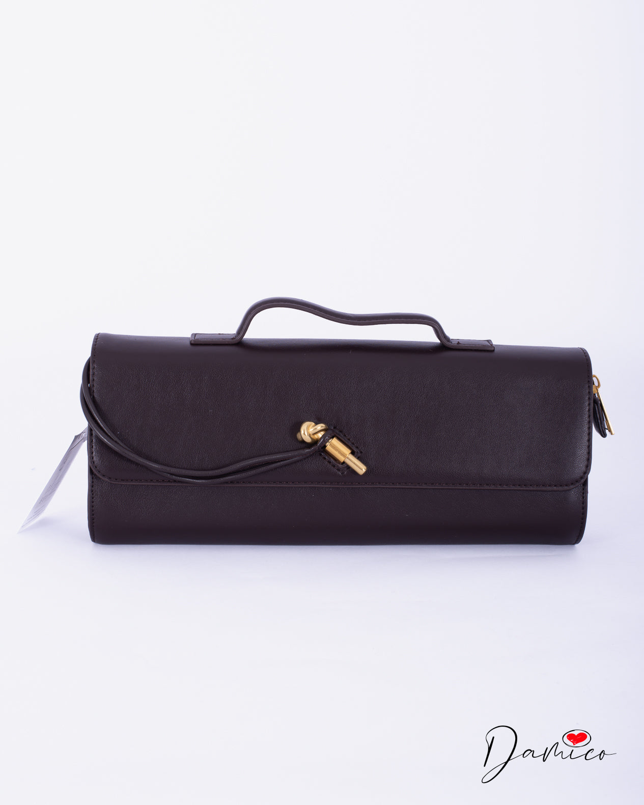Borsa pochette rigida rettangolare