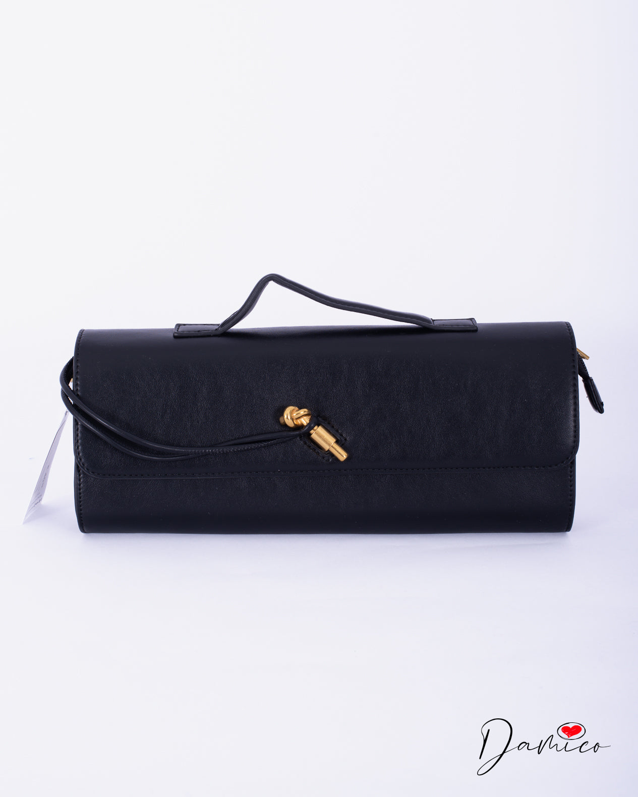 Borsa pochette rigida rettangolare